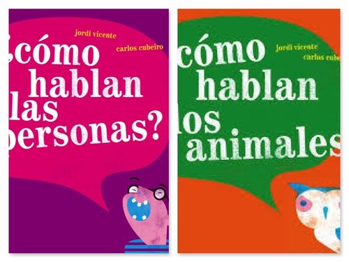 Pack 2 libros ¿como hablan...? (personas + animales)