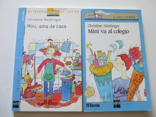 Pack 2 libros serie Mini de Christine Nöstlinger (7 años) DESCATALOGADO