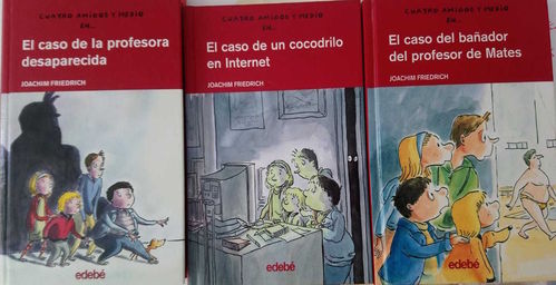 Pack 3 libros Colección Cuatro amigos y medio (Volumenes 1, 4 y 13)