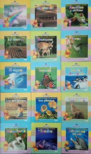 Pack 15 libros colección Mi primera mirada con Winnie the Pooh y sus amigos. DESCATALOGADO