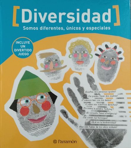 Diversidad (Somos diferentes, únicos y especiales) con juego de mesa