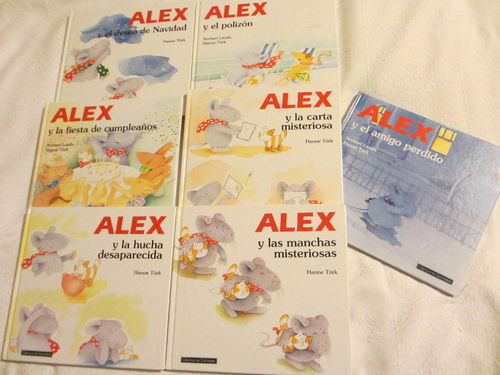 Colección completa 7 libros ALEX Y ... de Everest, versión Circulo de Lectores. DESCATALOGADO