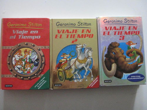 Pack 3 Geronimo Stilton. Viaje en el tiempo 1, 2 y 3