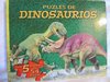 Puzles de dinosaurios (Libro puzle de dinosaurios) DESCATALOGADO