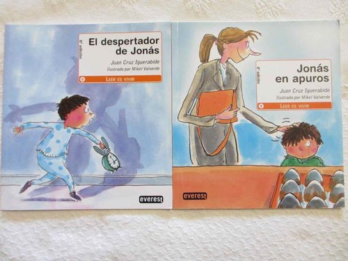 Pack 2 libros Colección Leer es vivir: El despertador de Jonás + Jonás en apuros DESCATALOGADO