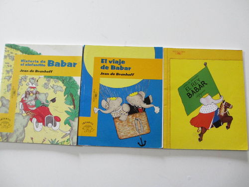 Pack 3 Historias de Babar en tapa blanda DESCATALOGADO