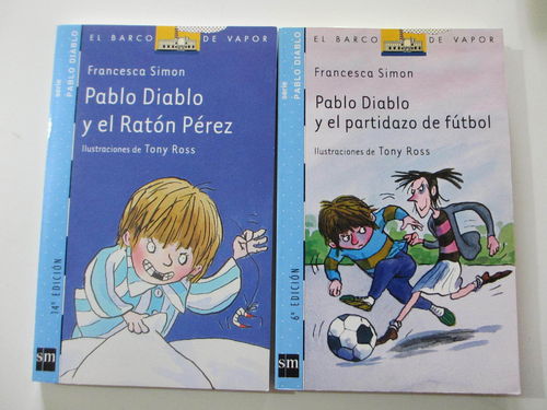 Pack 2 libros Pablo Diablo, ilustrado Tony Ross. DESCATALOGADO