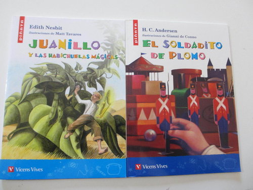 Pack 2 libros Piñata: Soldadito plomo + Habichuelas mágicas