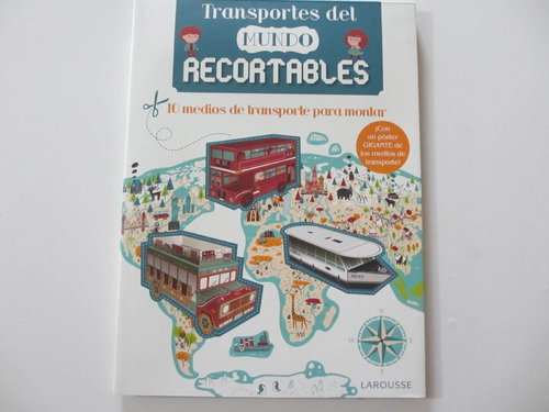 TRANSPORTES DEL MUNDO RECORTABLES. (10 medios de transporte  y un póster gigante) DESCATALOGADO
