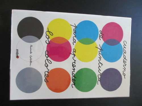 Cuaderno de pintura para aprender los colores (Formato XXXL 42x30) DESCATALOGADO