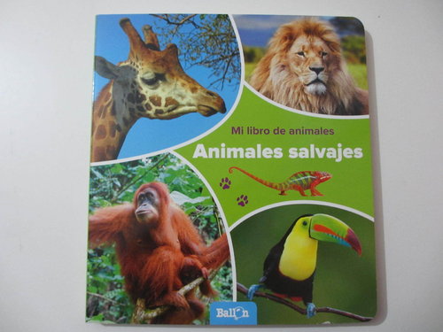 Mi libro de animales. Animales salvajes (+2 años cartón) DESCATALOGADO