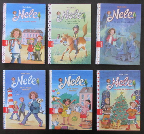 Pack 6 títulos independentes serie Nele (8 años, incluye vol. 1, 2, 4, 5, 7, 8) DESCATALOGADO