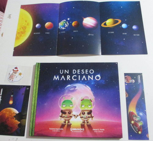 Un deseo marciano + Poster + postal + punto de libro + imanes
