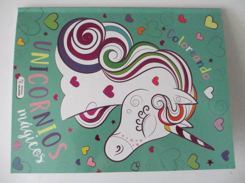 Coloreando Unicornios Mágicos. Serie súper colorea unicornios 2