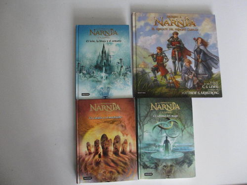 Pack 3 primeros volúmenes Cronicas de Narnia + Álbum Regreso a Narnia