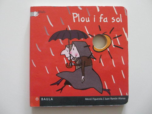 Plou I Fa Sol (en Catalán - mini libro con agujeros para jugar con los dedos) DESCATALOGADO