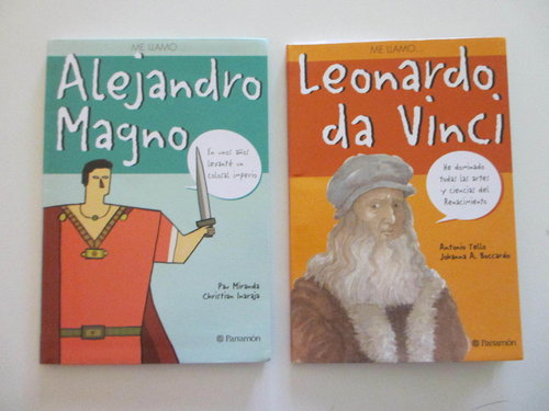 Pack 2 Colección Me llamo... Alejandro Magno + Leonardo da Vinci